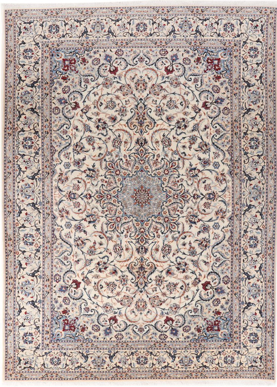 Image 1 of Persian carpet Nain 9 La 3.73 x 2.64 Oriental carpet fine No. 1143
