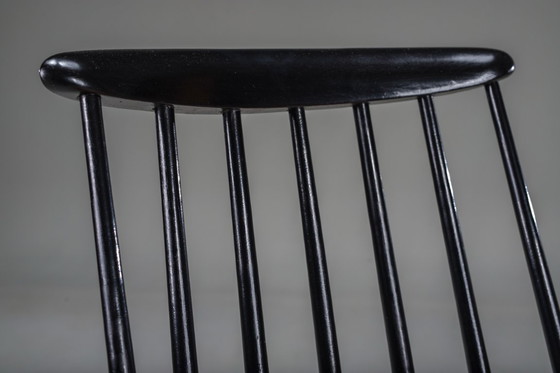 Image 1 of Satz Fanett-Esszimmerstühle von Ilmari Tapiovaara, 1960er Jahre