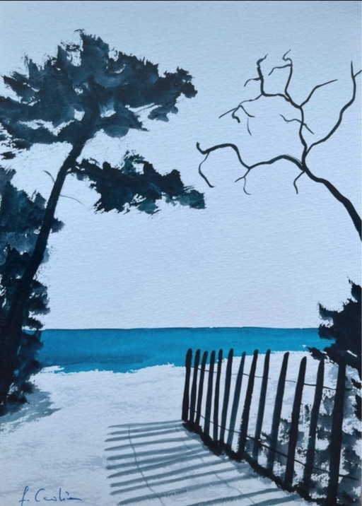 Artist's sketch 21x15cm