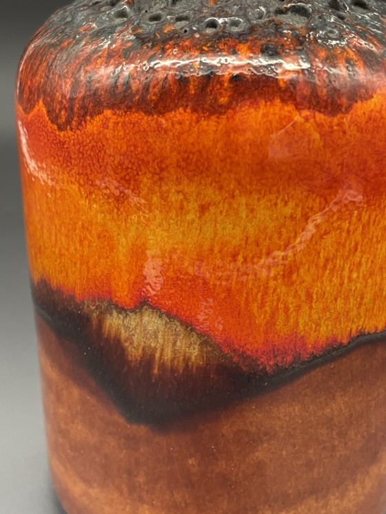 Jasba Fat Lava Vaas met oor N 602/12-25, jaren 70 – Vazen, Ceramic (photo 8 of 8)