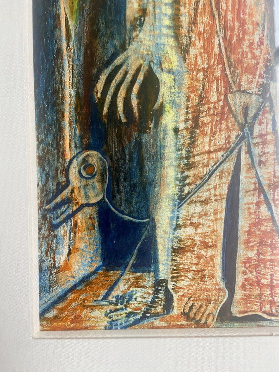 Image 1 of Rajne Dangova pastel / tiza en marco