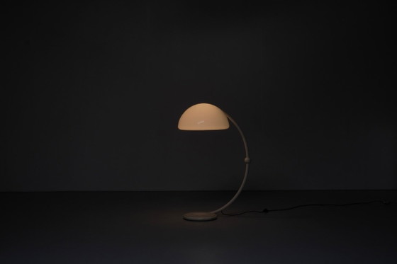 Lampada da terra moderna con paralume a cupola crema, Martinelli Luce, Lampade da terra, Metallo (foto 3 di 15)