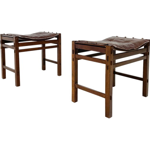 Paar mid-century krukjes van Giuseppe Rivadossi, Italië 1980