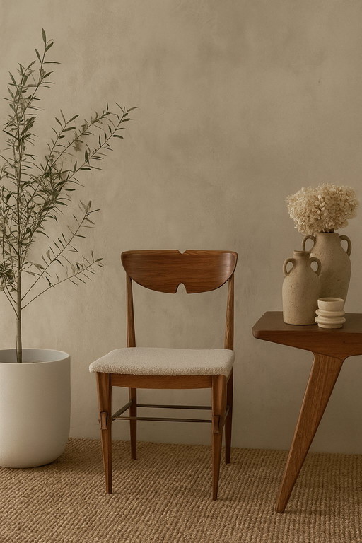 Set of 4 Baumann chairs reupholstered