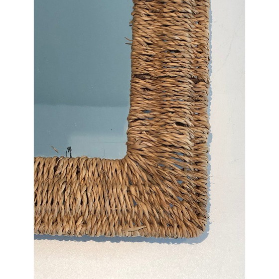 Image 1 of Vintage rope wall mirror, 1970