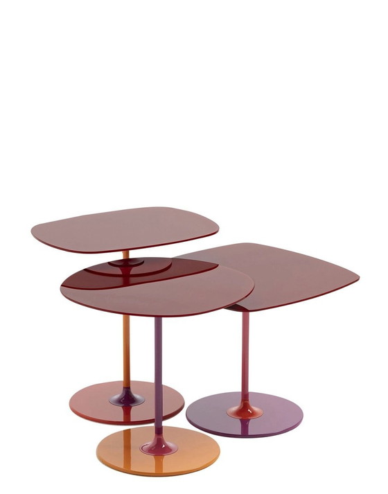 Image 1 of Kartell Thierry Set de 3 tables d'appoint