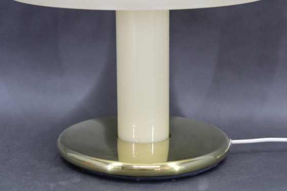 Image 1 of 1970s Glass Mushroom Table Lamp, Italy