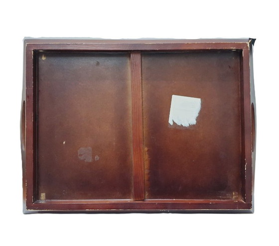 Image 1 of Handmade Sunflower Wooden Serving Tray – Decoupage Art