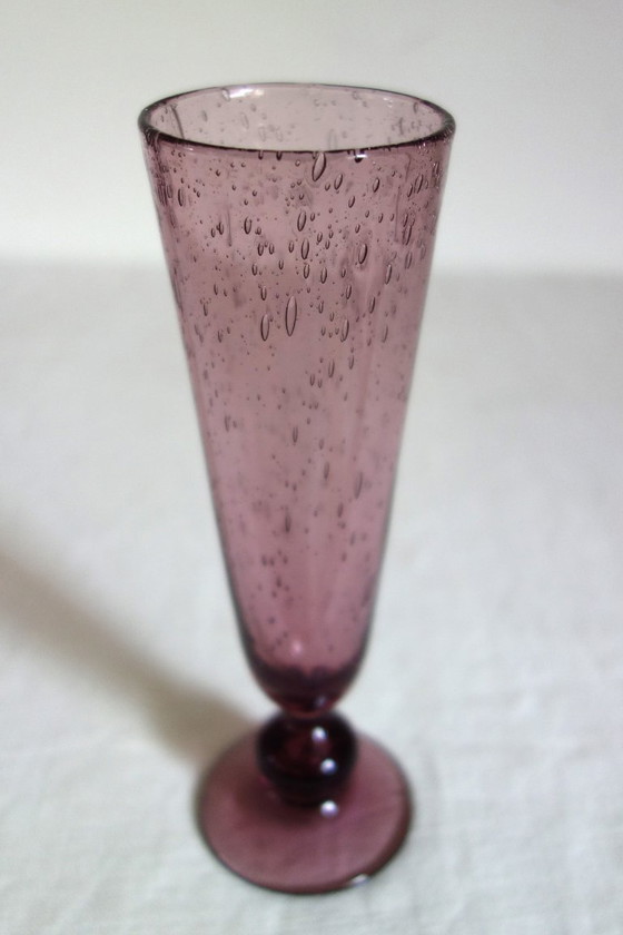 11 blown bubble glasses Verrerie du Marais Riom – Glass & Decanter (photo 5 of 11)