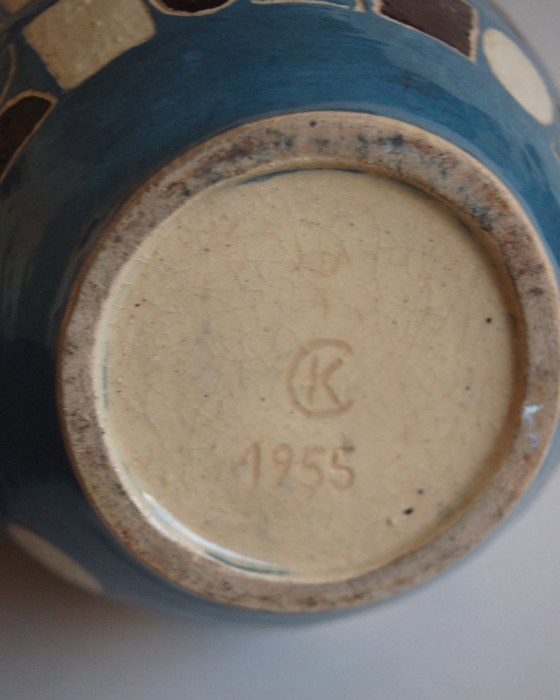 Image 1 of Pichet unique en céramique MCM de Clausen Keramik, Brême 1955