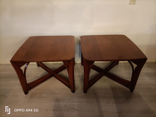 Schuitema Jugendstil 2x Bijzettafels