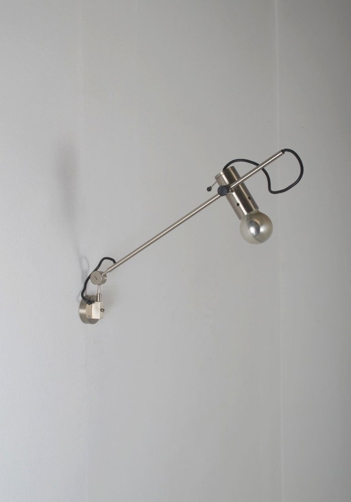 Minimalistische Wandleuchte '194' von Tito Agnoli für Oluce, 1950er Jahre
