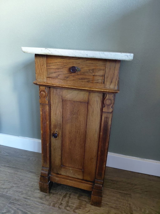 Nightstand With Marble Top