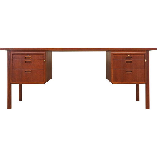 Scrivania vintage in teak di Åtvidaberg, anni '70