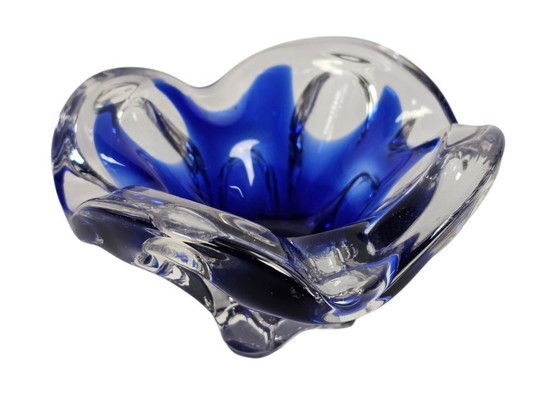 Image 1 of Josef Hospodska - République tchèque - design en verre - cendrier - verrerie Chribska - années 60