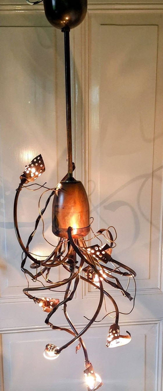 Pieter Spruyt Lampe, Pendelleuchten, Metall, Messing, Braun (Foto 8 von 12)