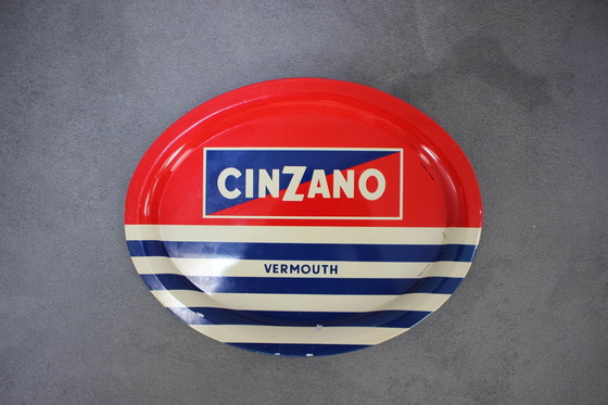 Image 1 of Mid-Century Tablett von Cinzano Vermouth, 1960er Jahre, Italien