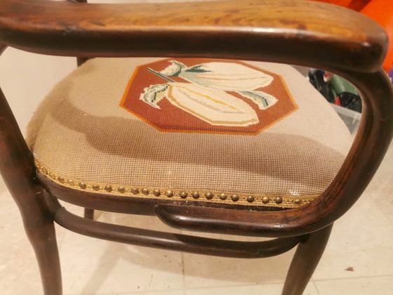 Image 1 of Thonet chair, with marking