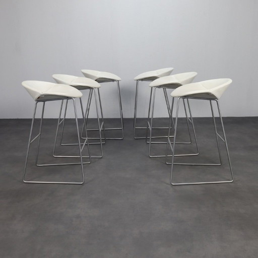 6x Tabouret de bar « Mick » par Niels Bendtsen pour Montis, 2008