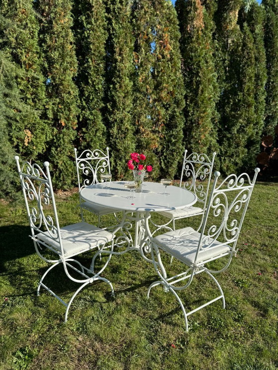 Image 1 of Chanel Dining Set - 4 Chairs & 1 Table