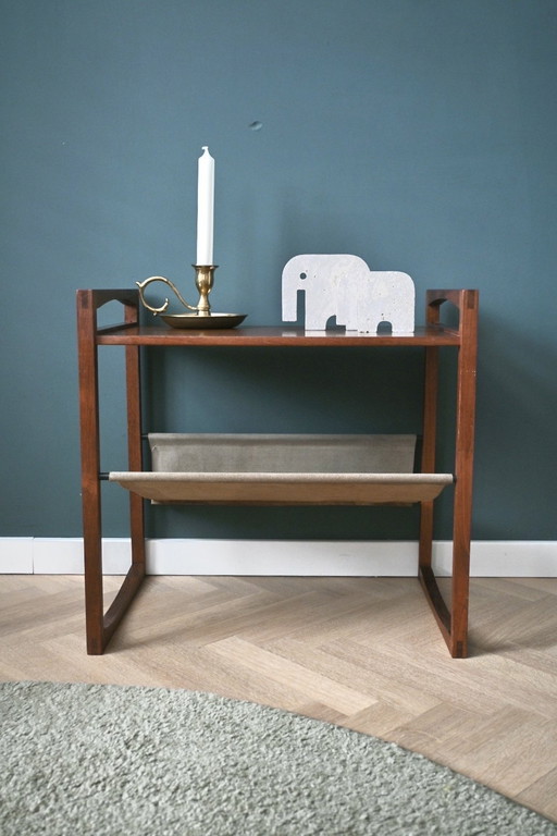Vintage Kai Kristiansen magazine rack/side table