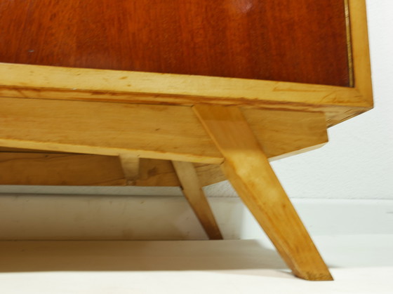 Image 1 of Highboard Vintage des années 60 - Vitrine de salon Mid Century - Made in Germany