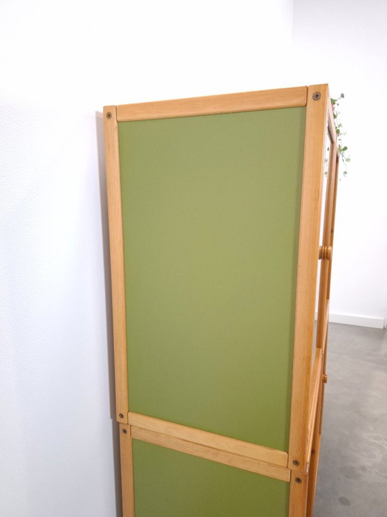 Design Flötotto Profilsystem Mobile modulare – 4 parti – Faggio verde, Mobile 2 – Armadi a muro, Plastic (photo 4 of 25)
