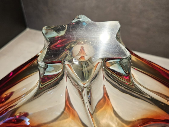Image 1 of Prachtige kleurrijke vintage Murano schaal