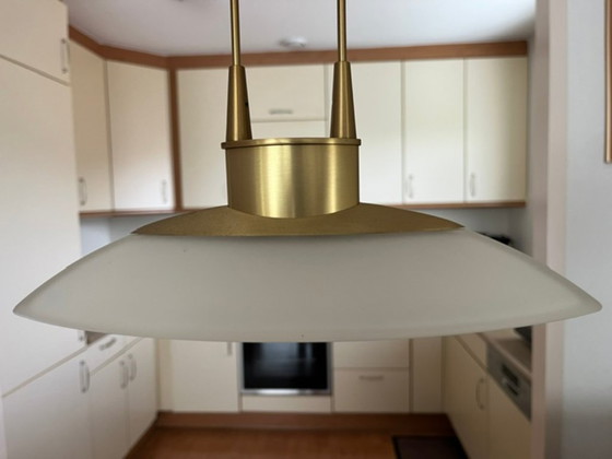 Image 1 of Holtköpper hanglamp (2 schuitvormige lampen) +