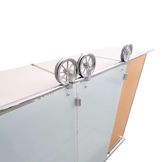 Credenza Balton Vintage Postmoderno Metallo Vetro Anni '80 – Credenze (photo 8 of 11)