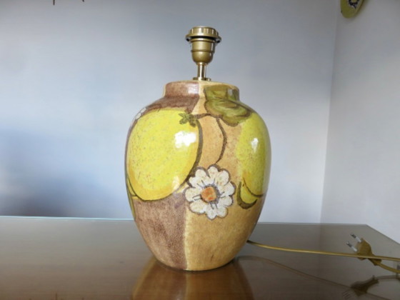 Image 1 of Keramische lamp van Hubert Olivier, Frankrijk, jaren 80.