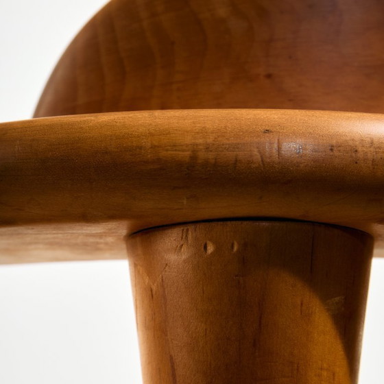 Image 1 of MK10590 Set da pranzo in legno di ontano di Erwin Berghammer per Team 7, Set di 7