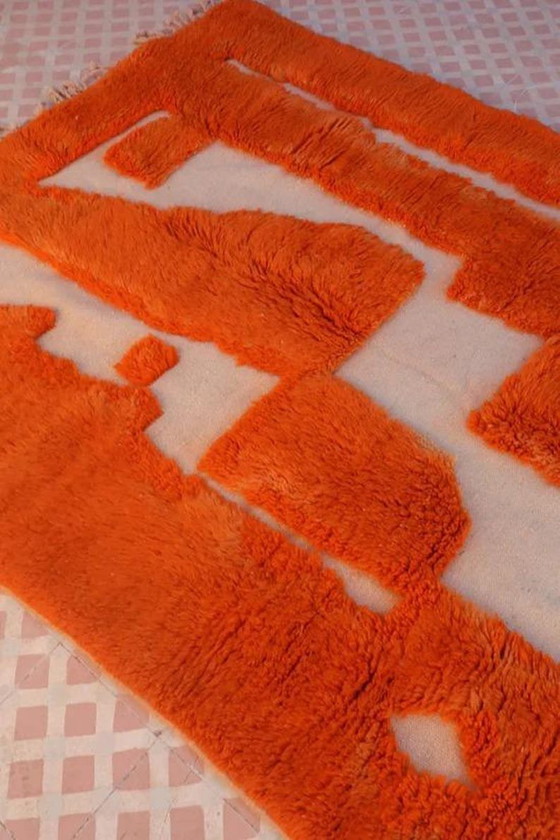 Alfombra bereber de 300x200 cm, hecha a mano en lana natural. – Wool (photo 5 of 7)