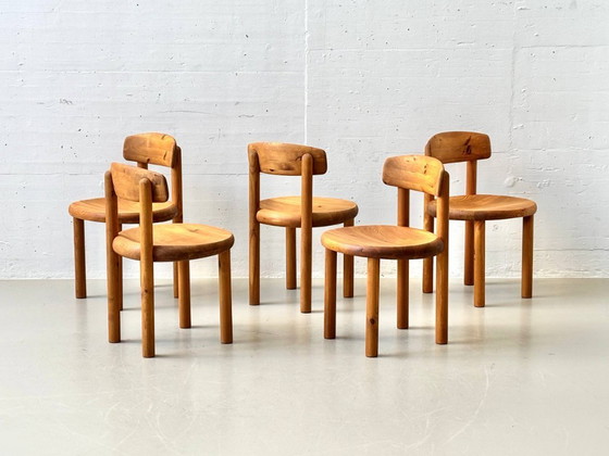 Image 1 of 5 chaises de Rainer Daumiller pour Hirtshals Savvaerk, années 1970