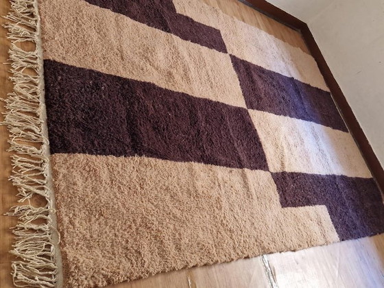 Groot traditioneel handgemaakt vloerkleed van puur wol, 3/4 meter – Alberto Bazzani, Vloerkleden en tapijten (photo 7 of 7)