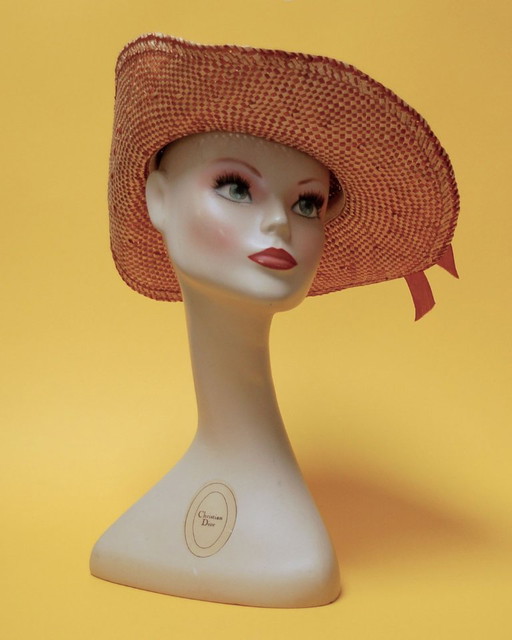 Vintage mannequin head, Christian Dior, 1970s France