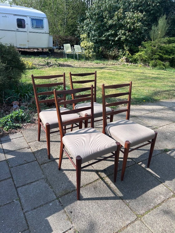Image 1 of 4x Cees Braakman Chairs - ST09 for Pastoe - 1965