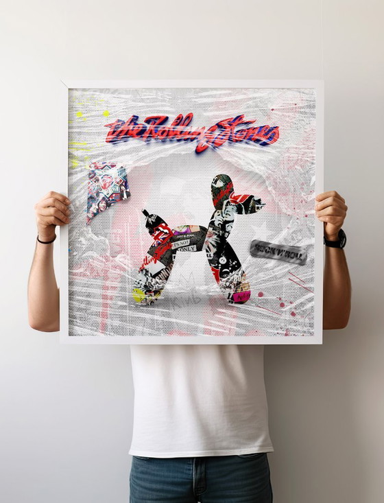 Image 1 of Limited: Wrapped Woof – Rolling Stones Edition | 140 X 140 Cm | 2025 (Ori, 1983)