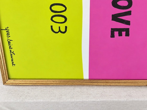 Yves Saint Laurent – LOVE Collection | Sei Poster Vintage | 1992–2006 – Legno (photo 26 of 27)