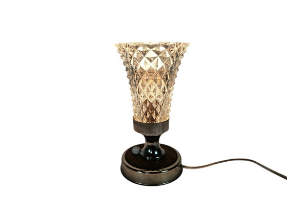 Image 1 of Vintage - Mid Century Modern - Chalice lamp - crystal - Italy - 60's