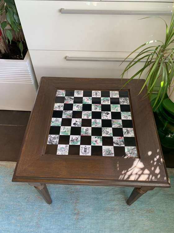 Weiqi schaaktafel in Ming-stijl uit het midden van de 20e eeuw, Chinese dynastie – Vintage, Bijzettafels, Wood (photo 3 of 9)