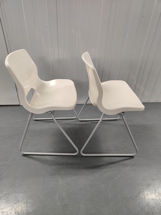 Image 1 of Set aus zwei schwedischen Snille-Stühlen von Svante Schöblom