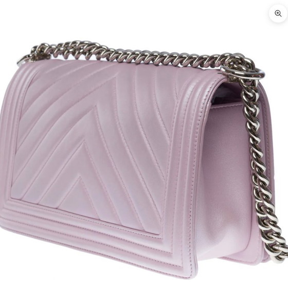 Image 1 of Borsa CHANEL Ragazzo in pelle viola - 101036