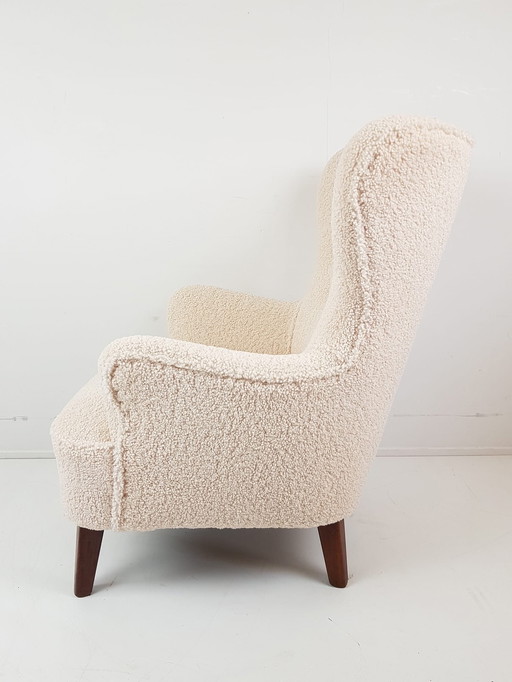 Vintage Artifort Theo Ruth Heren Fauteuil Teddy Nieuwe Stof