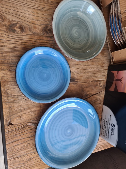 Tableware new Quid blue gray