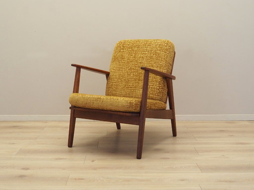 Fauteuil en teck, design danois, années 1970, production : Danemark