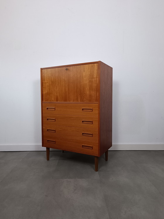 Image 1 of Vintage Danish Wall Cabinet/Secretaire By Westergaards Møbelfabrik