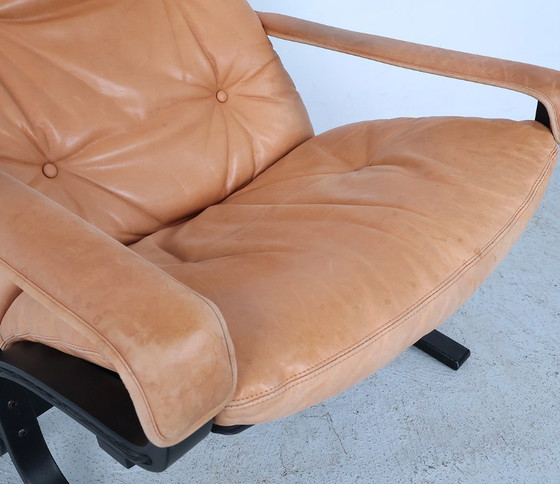 Image 1 of Ingmar Relling leather Siesta armchairs, 1970s
