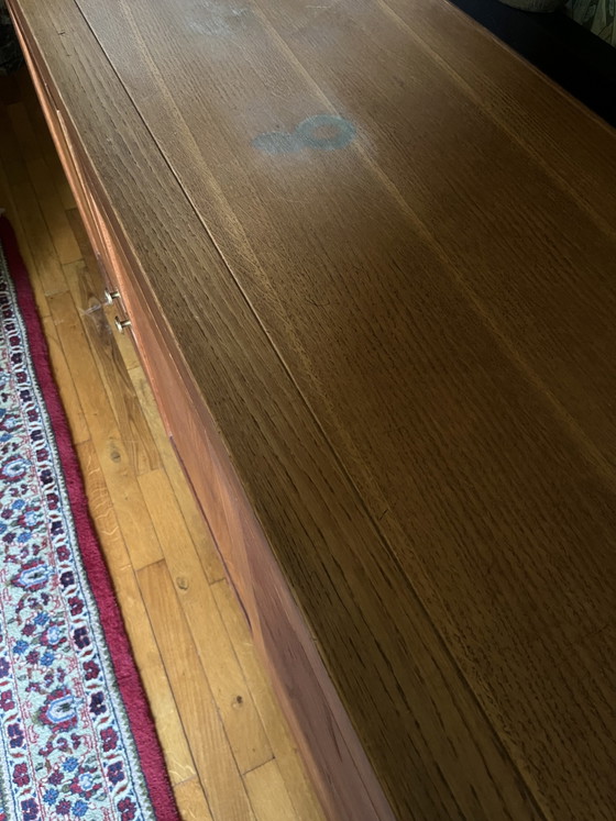Image 1 of Modern klassiek dressoir massief (teak)hout 220 cm