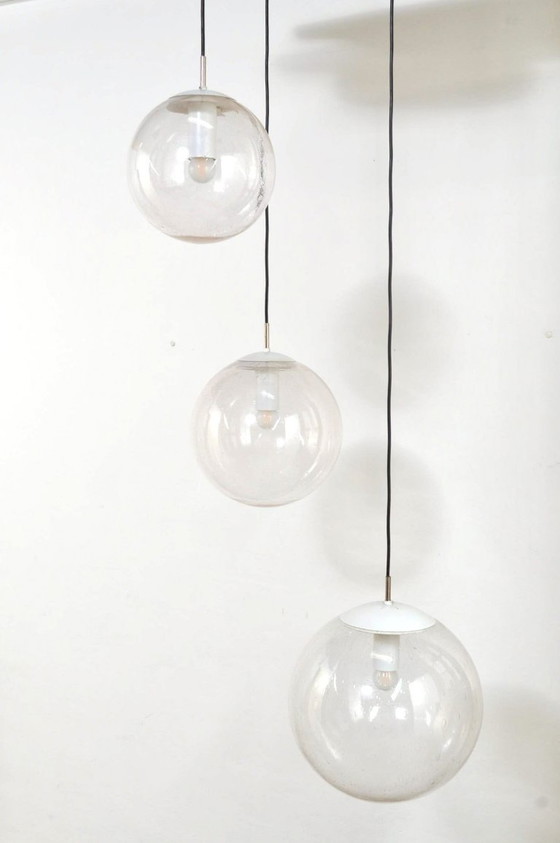 Image 1 of Vintage 3-light pendant lamp, 60s/70s
